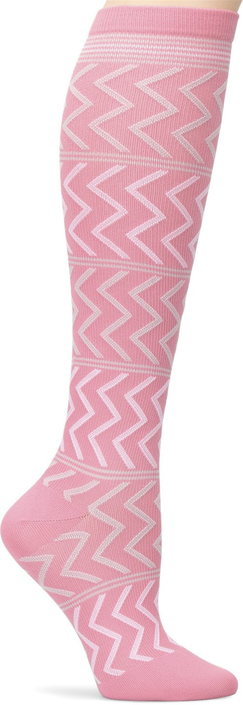 NA0057899 - Nurse Mates Compression Socks - Pink Chevy