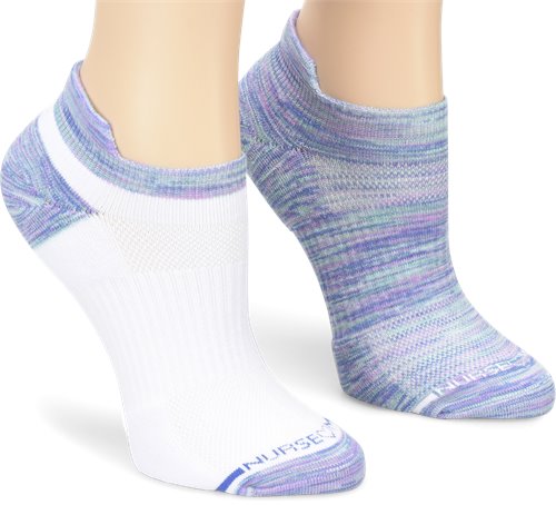 NA0059299 - Compression Ankle Socks - Aqua Breeze Space Dye