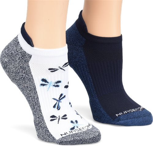 NA0061399 - Compression Ankle Socks - Navy Combo