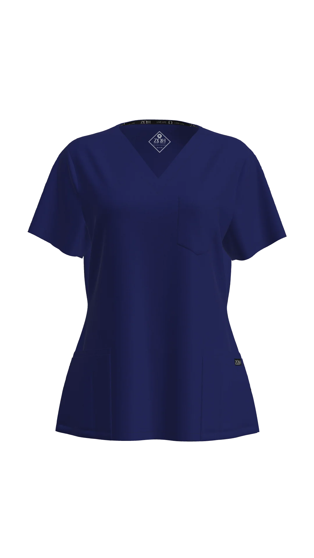 7225 Women's Petite Scrub Top