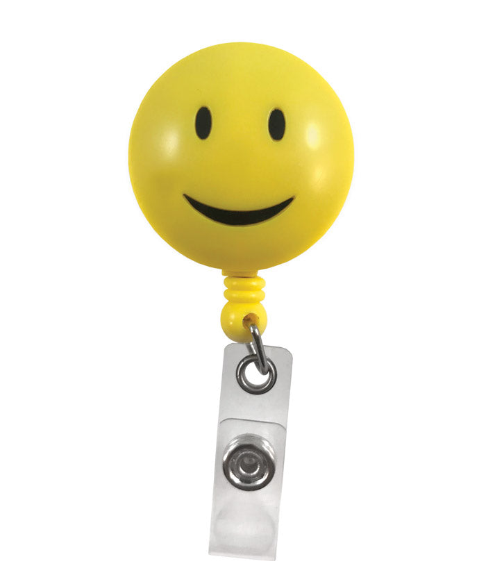 S14-SML - Deluxe Retracteze™ ID Holder - Smiley Face