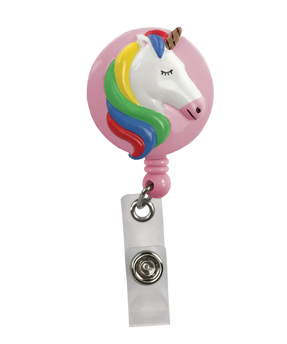 S14-UNC - Deluxe Retracteze™ ID Holder - Unicorn