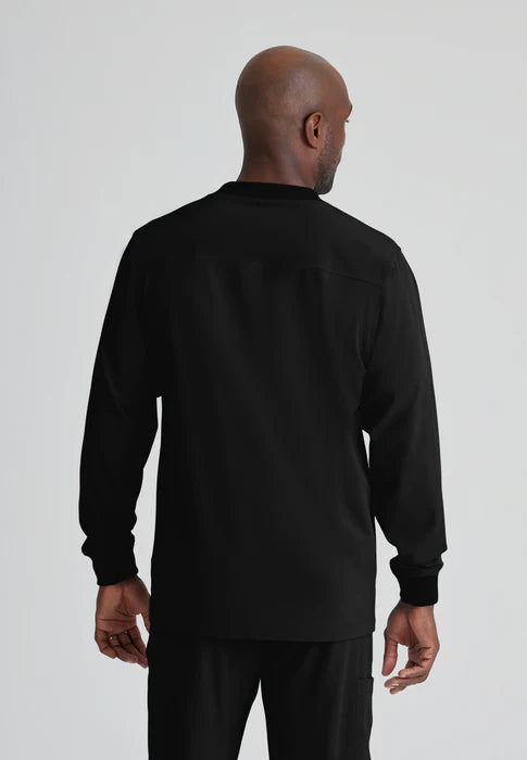 Structure 3-Pocket Crewneck Warmup Scrub Jacket