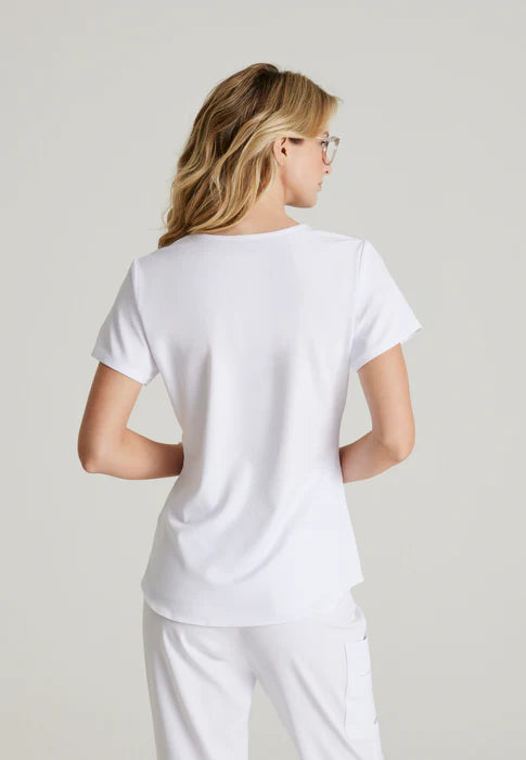 SK101 - Breeze 3-Pocket Curved V-Neck Scrub Top