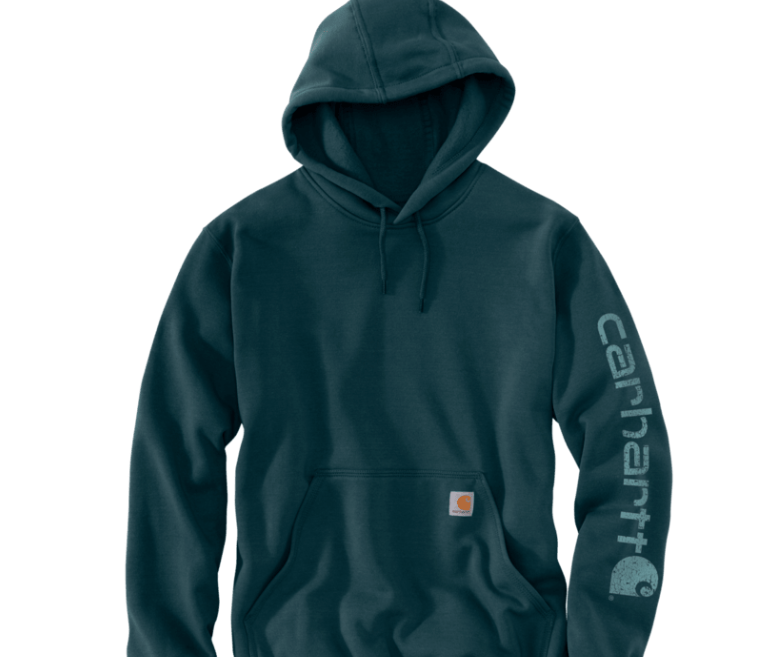 K288 Carhartt Midweight Hooded Logo Sweatshirt