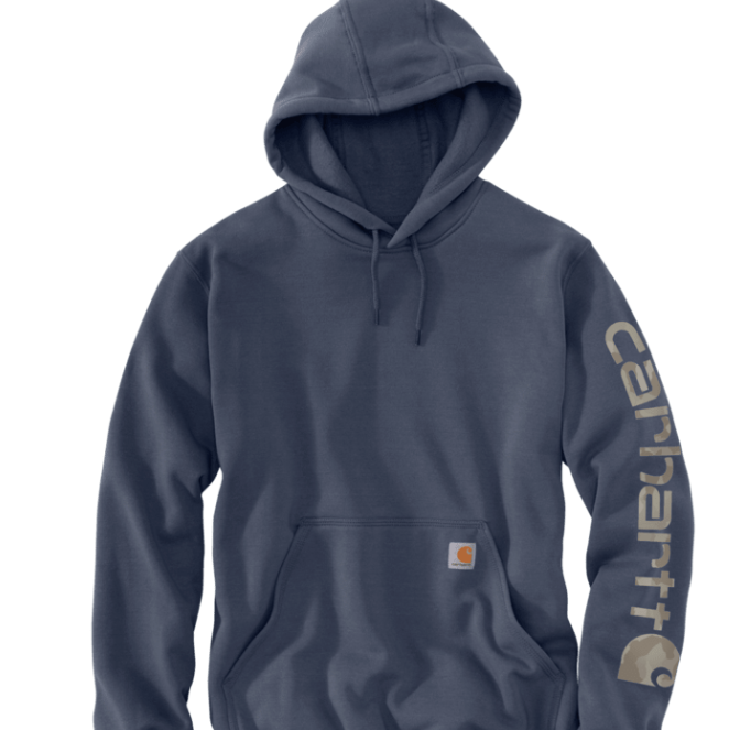 K288 Carhartt Midweight Hooded Logo Sweatshirt