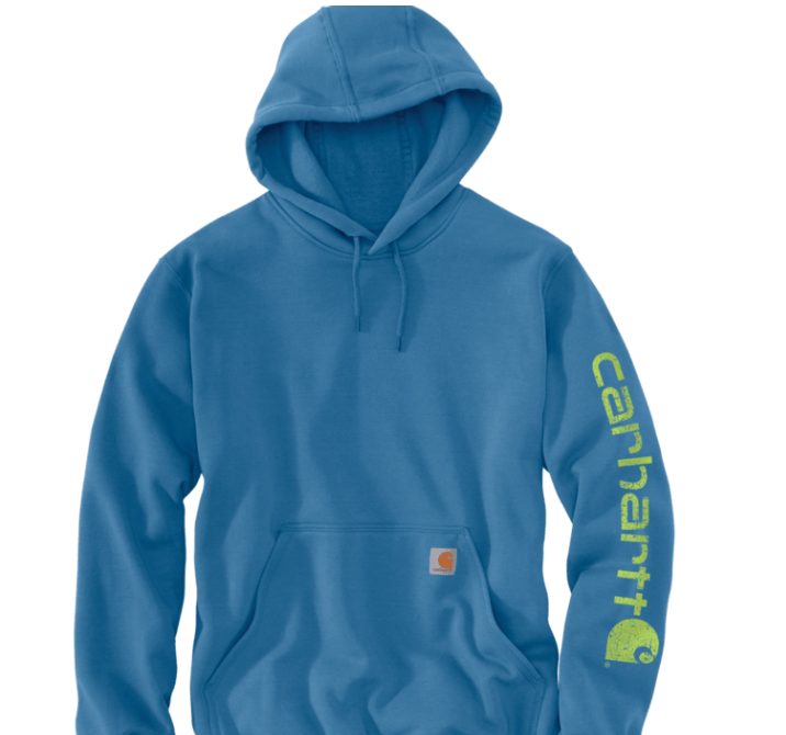 K288 Carhartt Midweight Hooded Logo Sweatshirt
