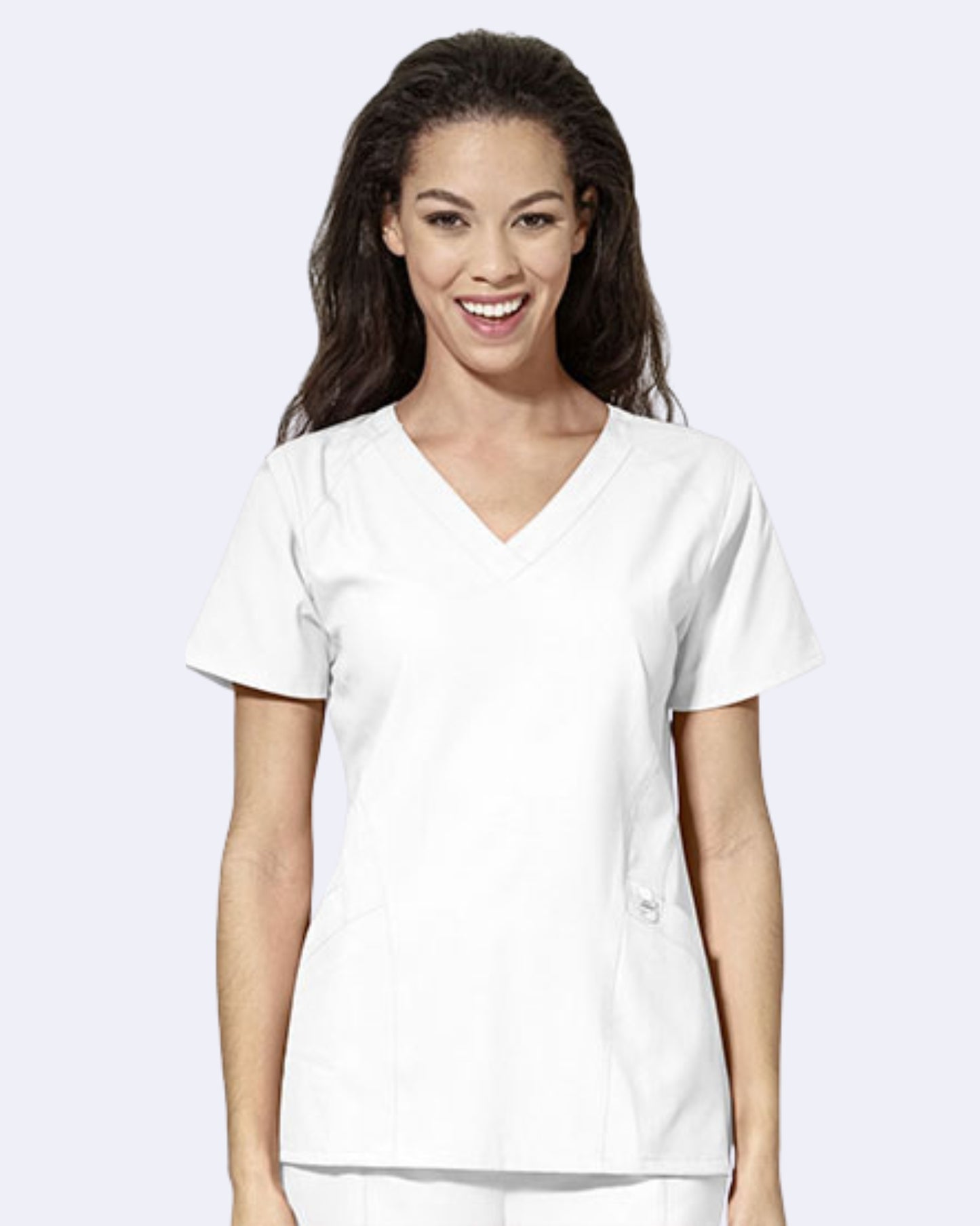 6155A W123 Women's Stylised V-Neck Top