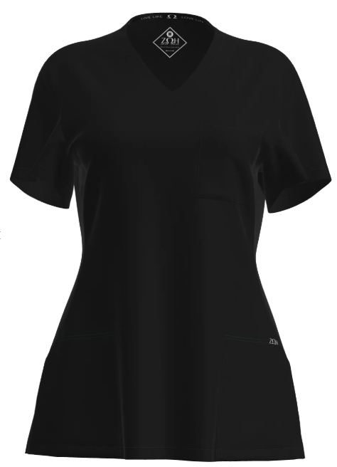 7235 - Women's Contrast Scrub Top