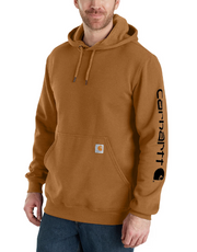 K288 Carhartt Midweight Hooded Logo Sweatshirt