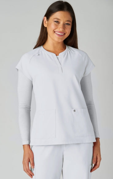 Reese Split Neck Top from Cureology by koi