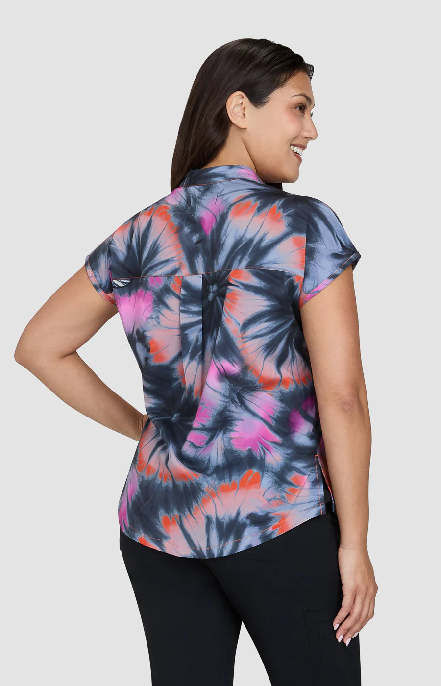 1093PR - koi Ari Print Top