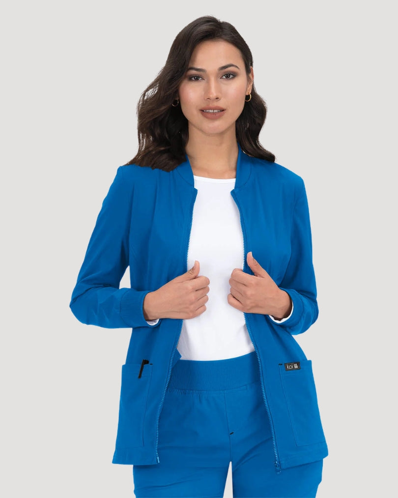 450 - Koi Basics Andrea Women's 4-Pocket Stretch Jacket
