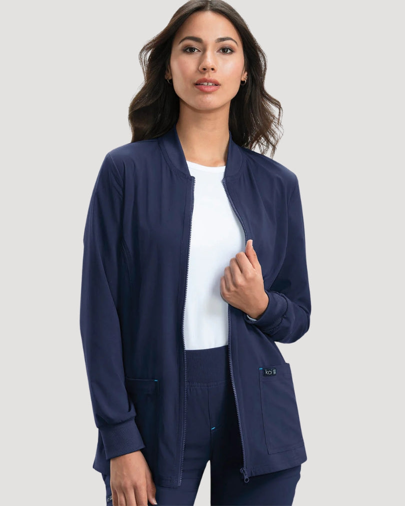 450 - Koi Basics Andrea Women's 4-Pocket Stretch Jacket