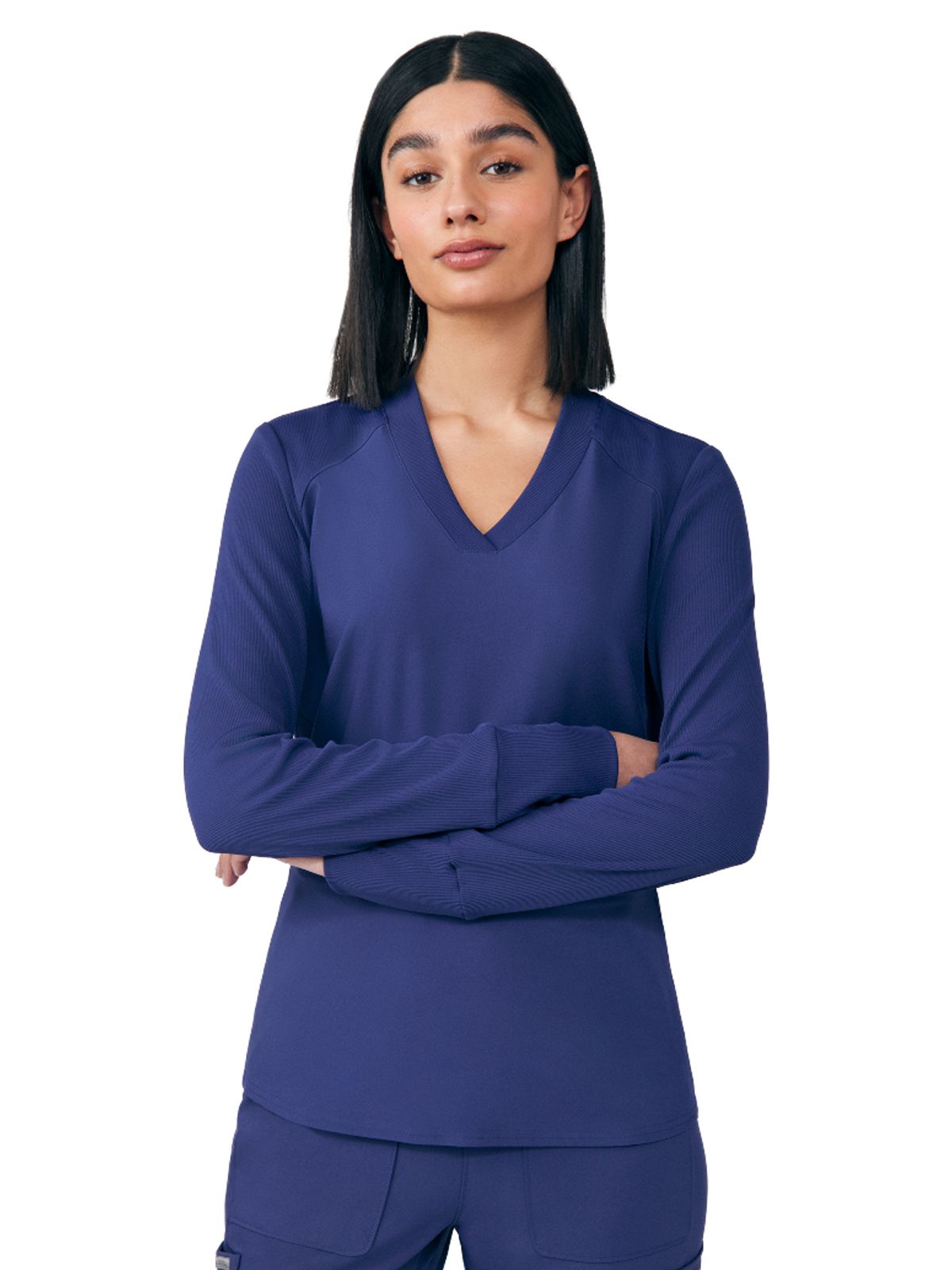 LT125 Women's Two-Pocket V-Neck Scrub Top