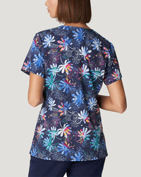 618 - Moonshadow Printed V-Neck Top