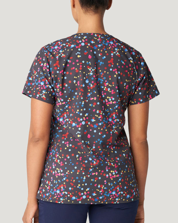 618 - Spectacular Printed V-Neck Top
