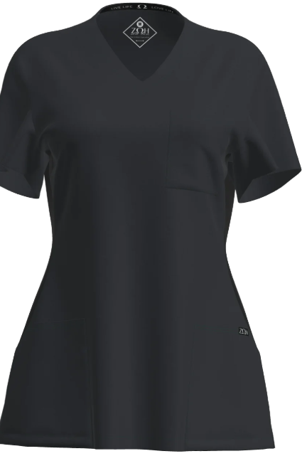 7235 - Women's Contrast Scrub Top