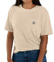 106122 WOMEN'S TENCEL™ FIBER SERIES LOOSE FIT SHORT-SLEEVE CREWNECK T-SHIRT
