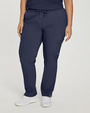 373 - Drawstring Cargo Scrub Pant