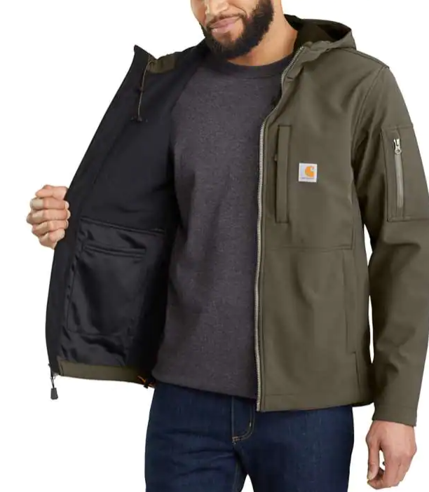 Hooded sales jacket carhartt