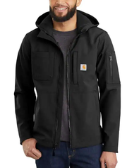 103829 Carhartt Rain Defender Relaxed Fit Soft Shell Hooded Jacket