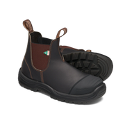 Blundstone 167 - Work & Safety Boot Rubber Toe Cap Stout Brown