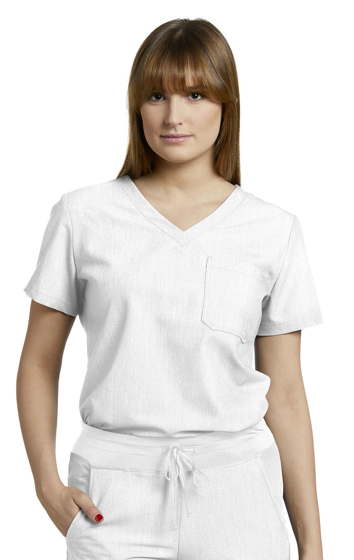 796  3-Pocket V-Neck Scrub Top