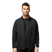 8009 Slate Men's Micro-Fleece Zip Jacket