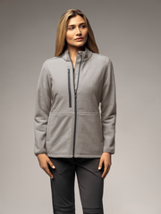 8109 Slate Women's Micro-Fleece Zip Jacket