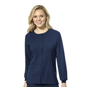 8155 Women's Crew Neck Warm Up Jacket