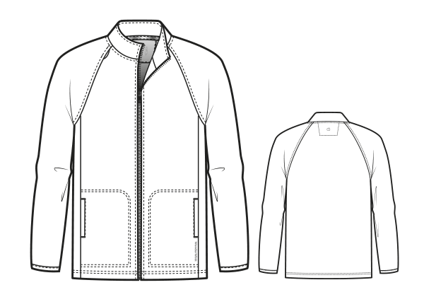8309 Men’s Fleece Full Zip Jacket