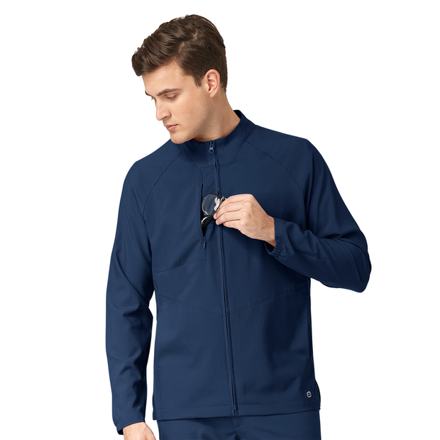 8355 Men's Zip Front Warm Up Jacket