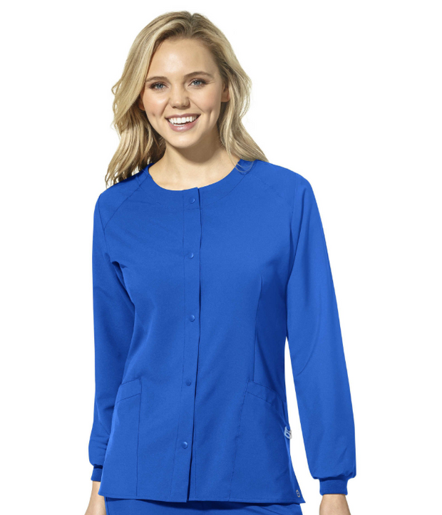 8155 Women's Crew Neck Warm Up Jacket