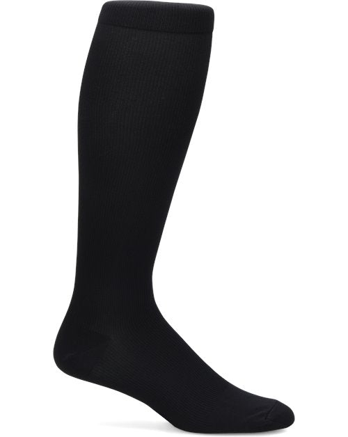 Nurse Mates Men's Compression Socks-Solid Black NA0016599