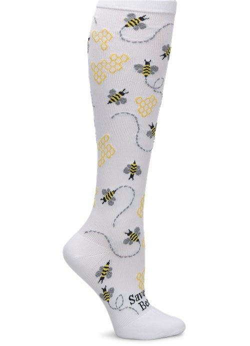 Nurse Mates Compression Sock - Save the Bees