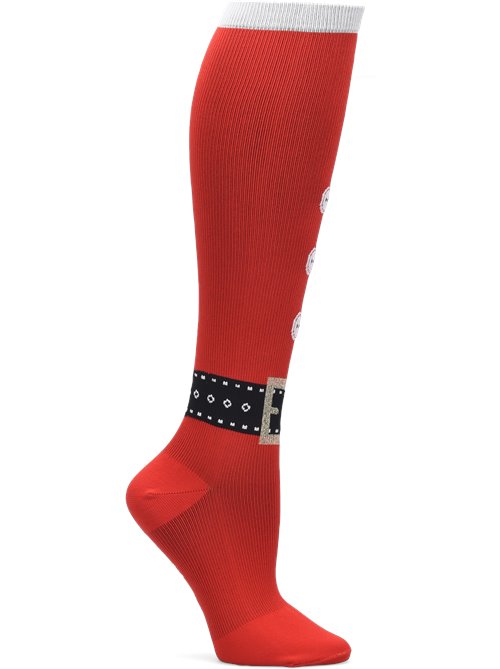 Nurse Mates Compression Sock - Santa Suit
